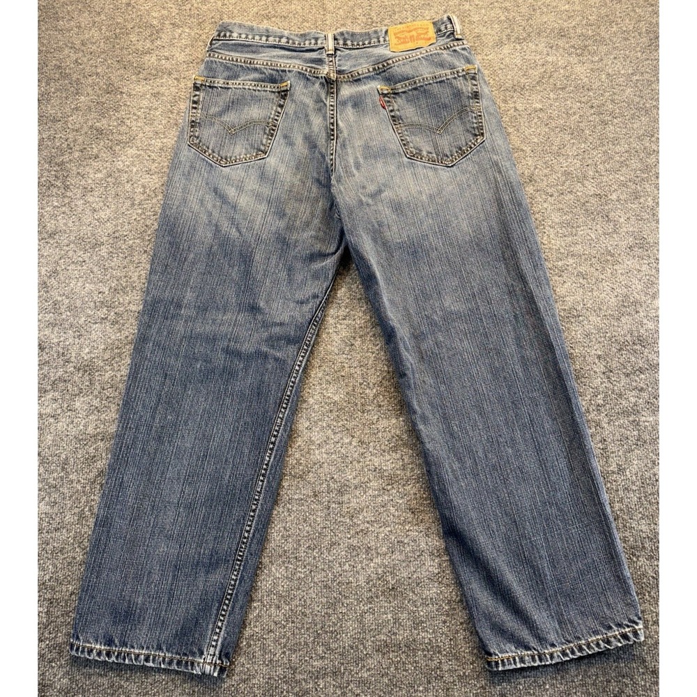 Levi's 550 Relaxed Fit Jeans Men's Size 36x30 Blue Denim Straight Leg Pants